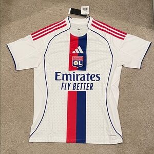 Adidas Lyon Home Jersey 25/26 men size L NWT
